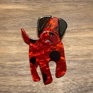 Erstwilder Madeline the Muddled Mutt Brooch Rare Dog